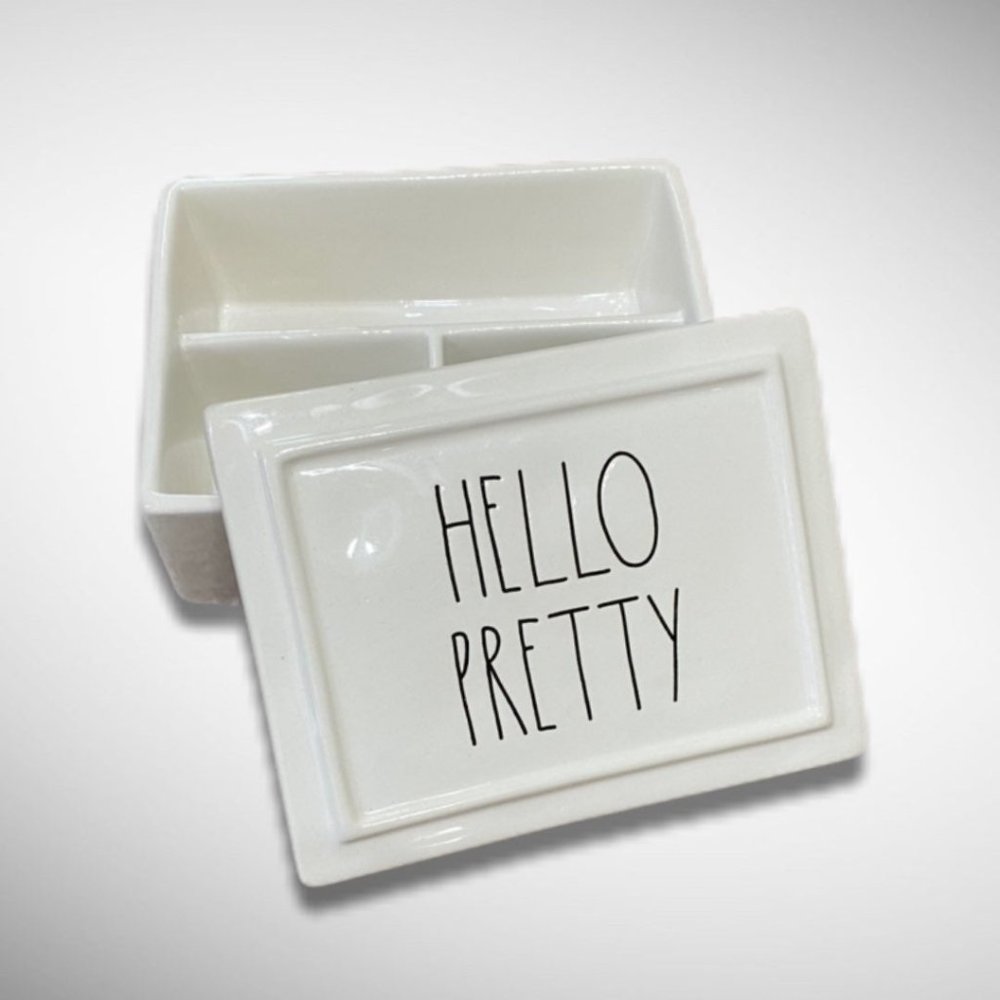 Rae Dunn Hello Pretty Jewelry Box